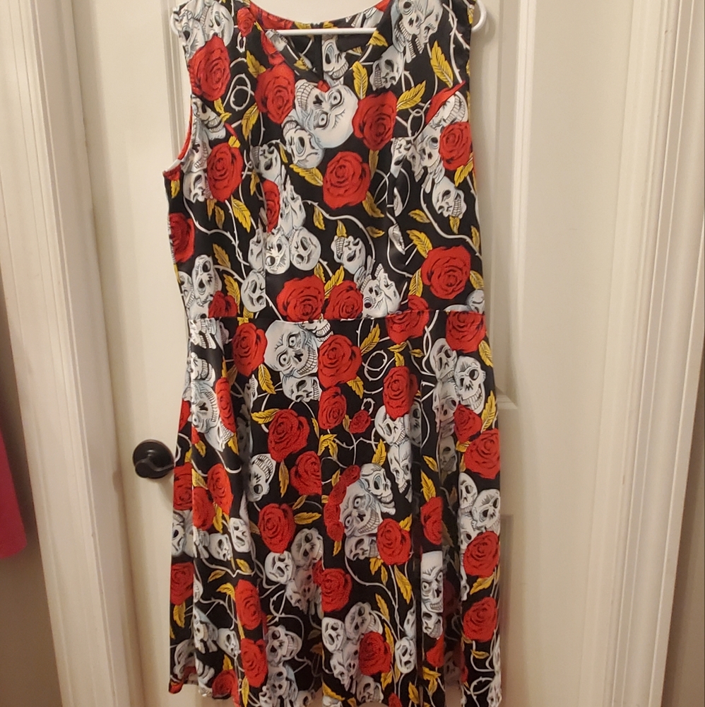 Skulls and Roses Dress - perfect for Halloween!